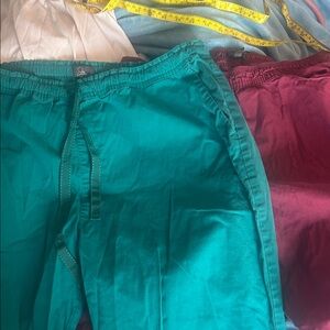Jaanuu Teal and Maroon Joggers